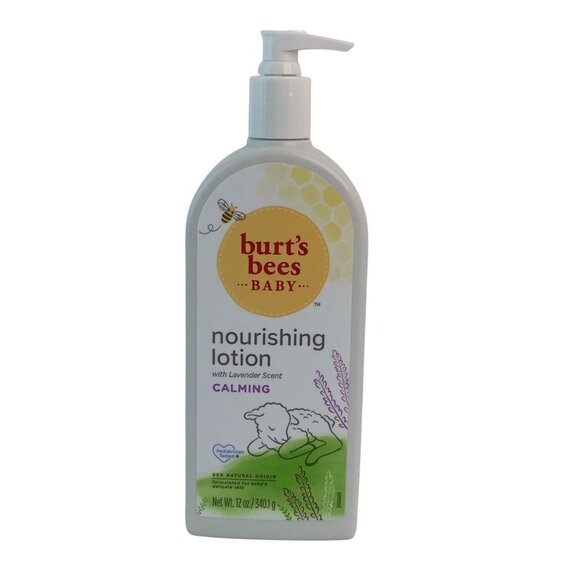 Burts Bees Baby Calming Nourishing Lotion With Lavender Scent 12 Oz - Picture 1 of 3
